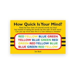 How Quick Is Your Mind?