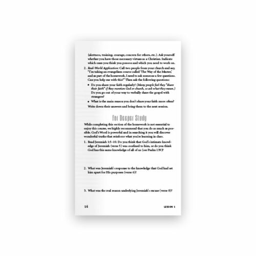 Basic Training Course Study Guide PDF - Living Waters