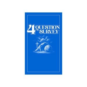 4 Question Survey Pad (Blue)